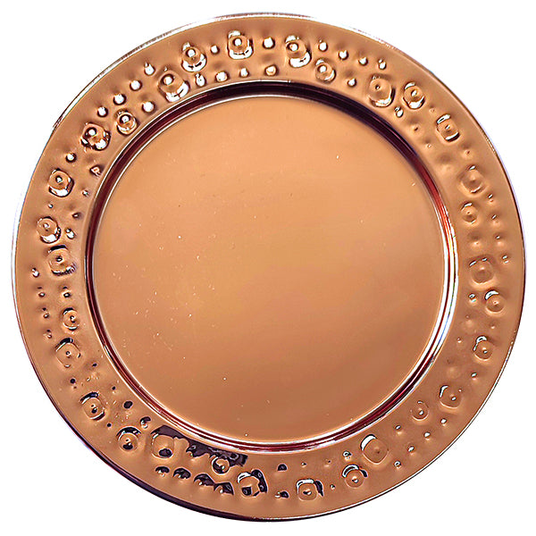 Set de 2 Posavasos Encobrizados Martillado