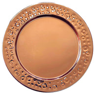 Set de 2 Posavasos Encobrizados Martillado