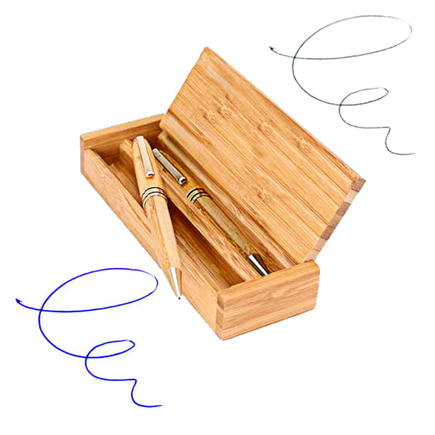 Set Bolígrafo Portaminas Bamboo