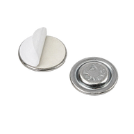 Imán Circular de 1 punto con Adhesivo (Pack de 100 unidades)