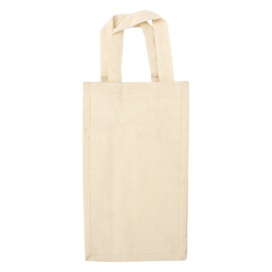 Bolsa 2 Botellas Vino 100% Algodón Canvas II