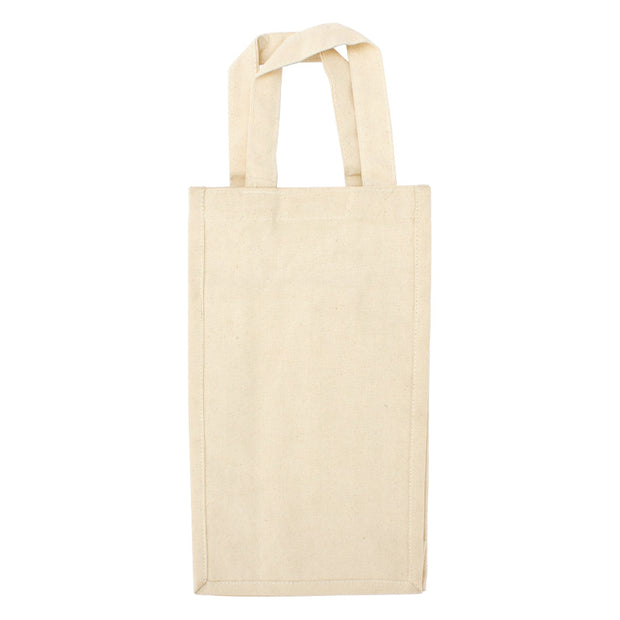 Bolsa 2 Botellas Vino 100% Algodón Canvas II