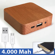Power Bank Bamboo Deluxe