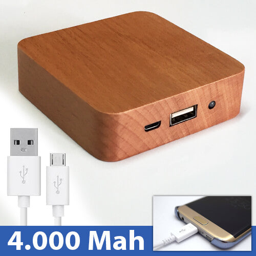 Power Bank Bamboo Deluxe