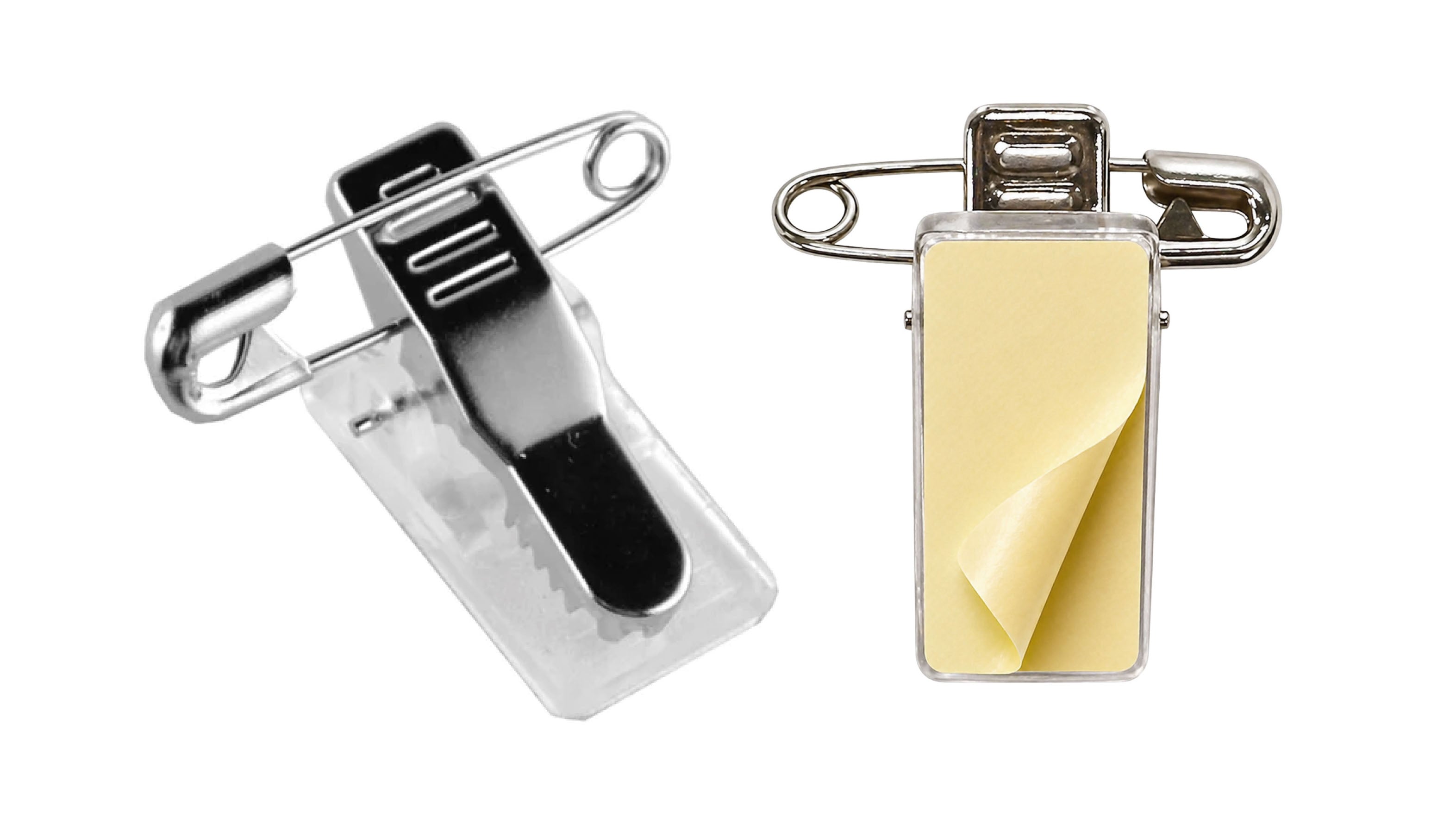 Clip con Broche con Adhesivo (Pack de 100 unidades)