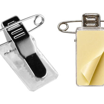 Clip con Broche con Adhesivo (Pack de 100 unidades)