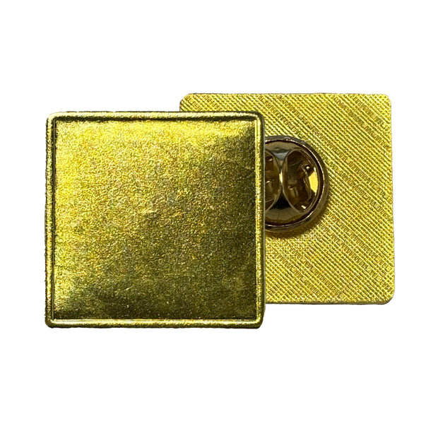 Pin Cuadrado Dorado