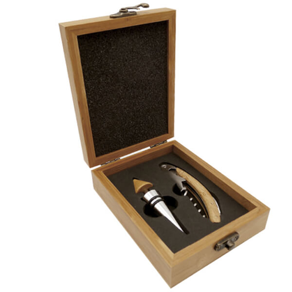 Set de Vino Bamboo II